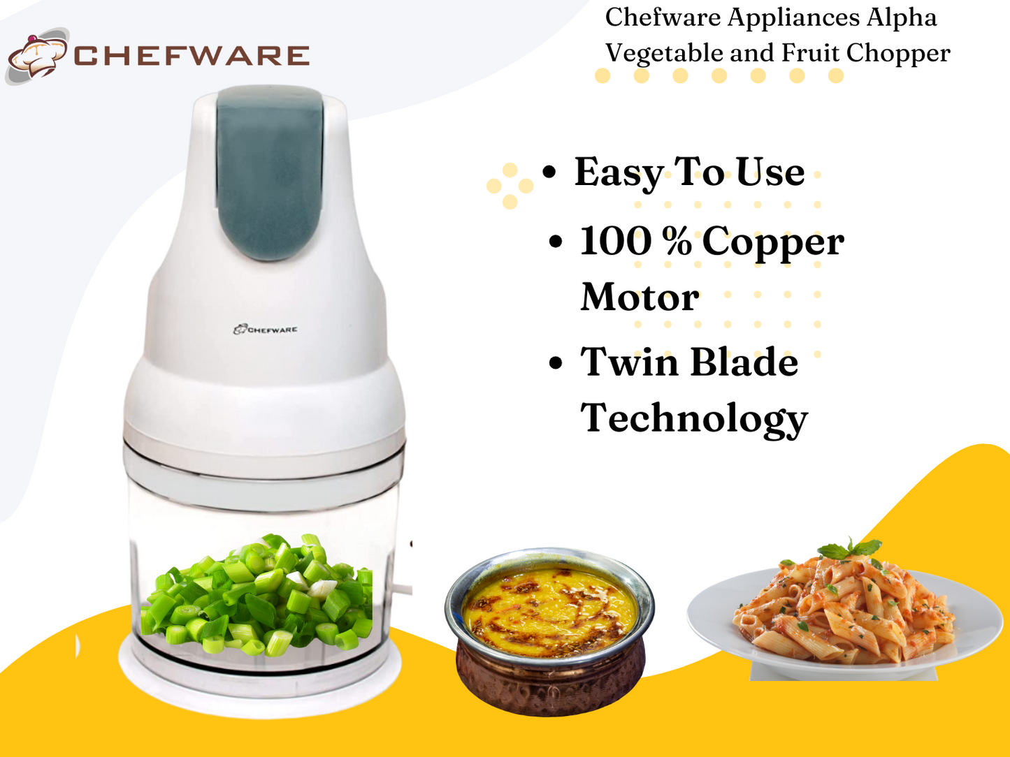 Chefware Appliances Electric chopper 250 watt (Alpha)