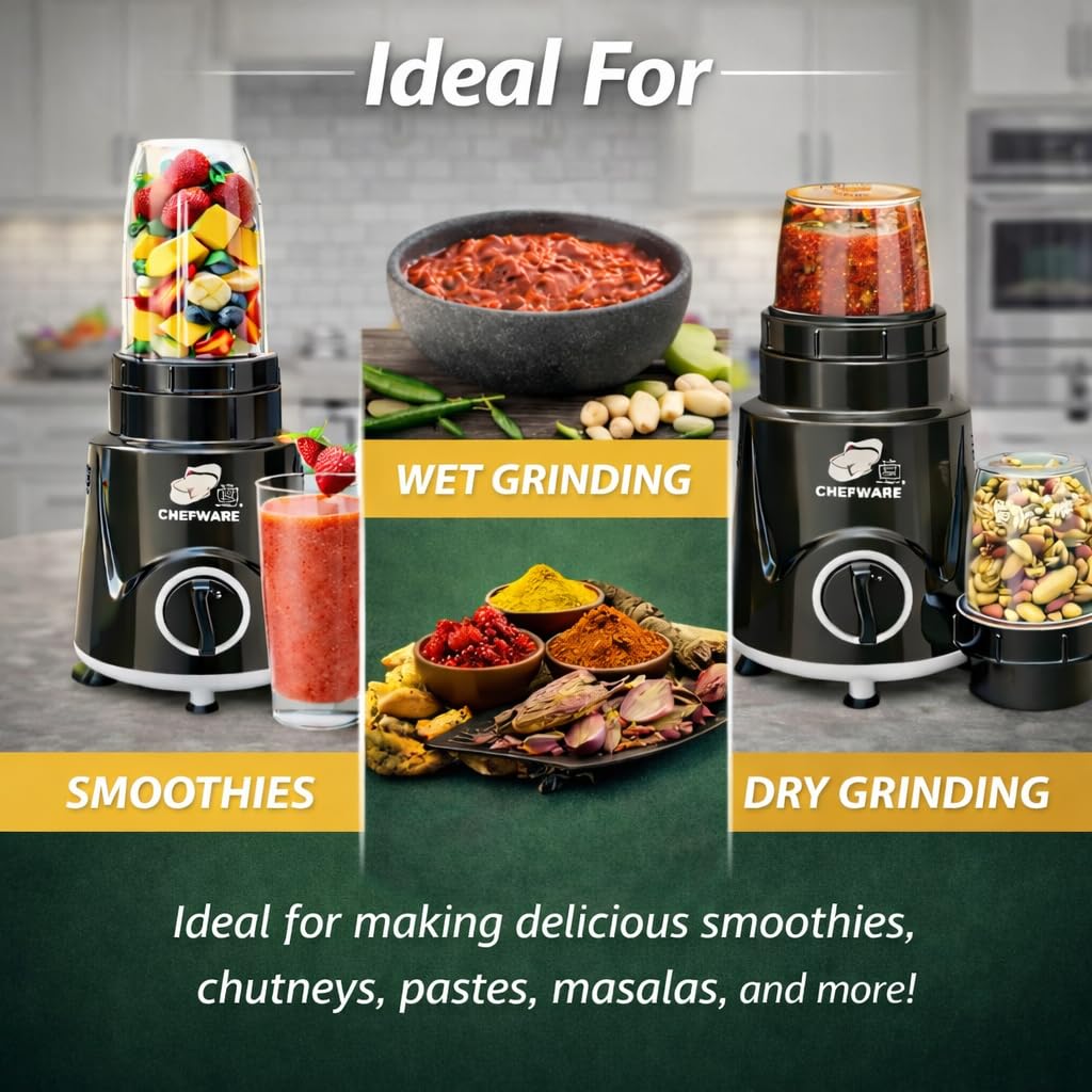 CHEFWARE Nutri-Blend Mixer Grinder