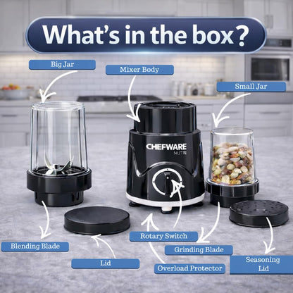 CHEFWARE Nutri-Blend Mixer Grinder