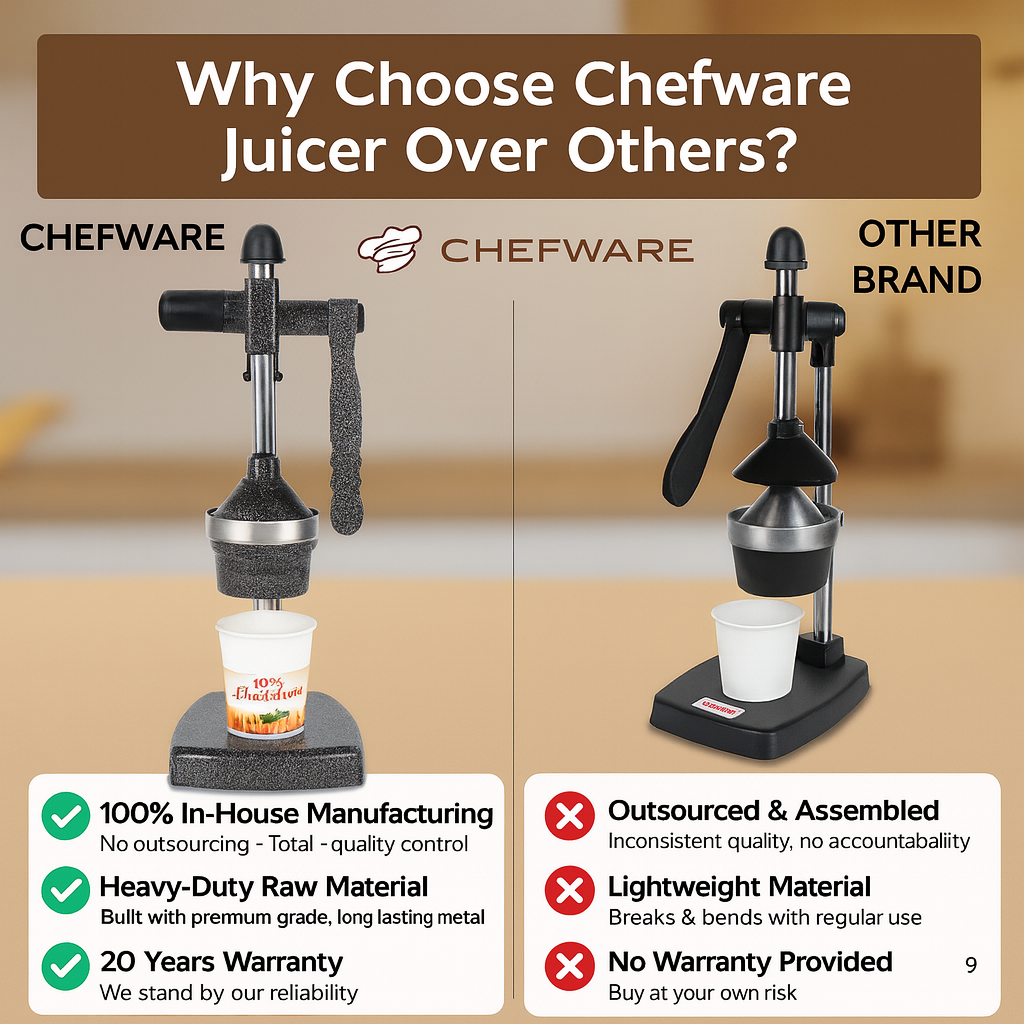 CHEFWARE Deluxe Hand Press Juicer