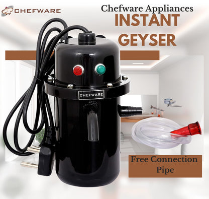 Chefware Appliances Instant portable water heater/geyser for use home, office, restaurant, labs, clinics, saloon, beauty parlor