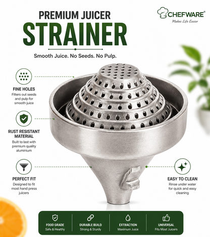 CHEFWARE Premium Hand Press Juicer Strainer Replacement