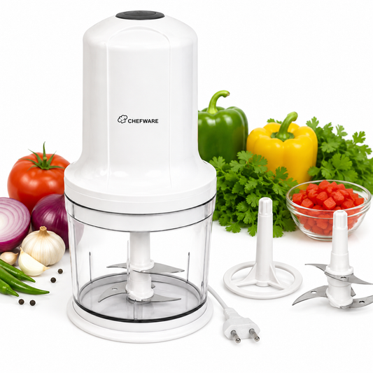 Chefware Echo Electric Food Chopper with Whisk Attachment