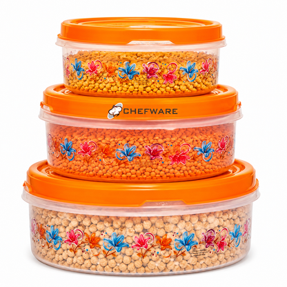 Chefware Storex Premium Food Storage Container Set (3 Pieces)