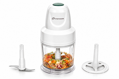 Chefware Corel One-Touch Electric Mini Chopper for Kitchen | Vegetable, Fruit & Nut Chopper