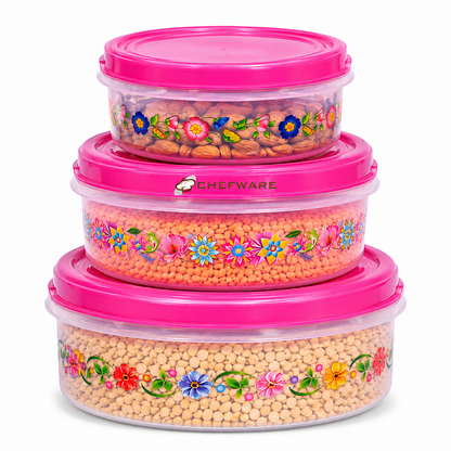Chefware Storex Premium Food Storage Container Set (3 Pieces)