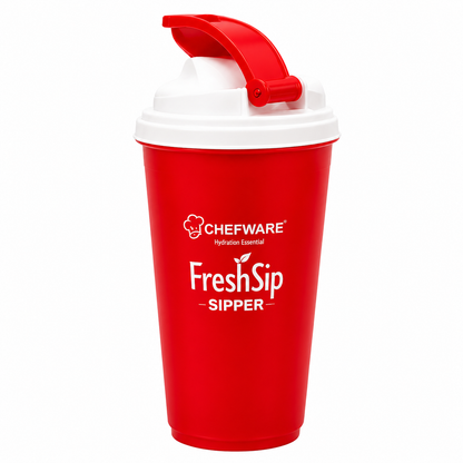 Chefware FreshSip Protein Shaker Bottle | Leak Proof Gym Sipper